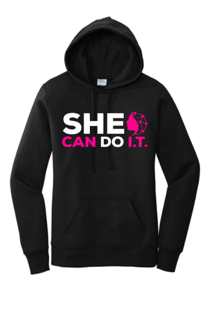Ladies Fleece Pullover Hoodie