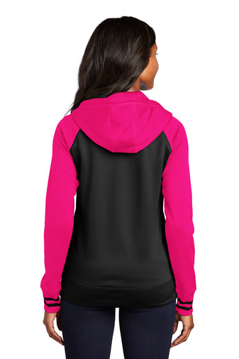 Ladies Sport-Tek® Varsity Fleece Full-Zip Branded Hooded Jacket