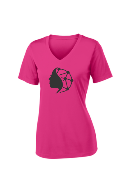 Ladies Sport-Tek® V-Neck Branded Short Sleeve Shirt
