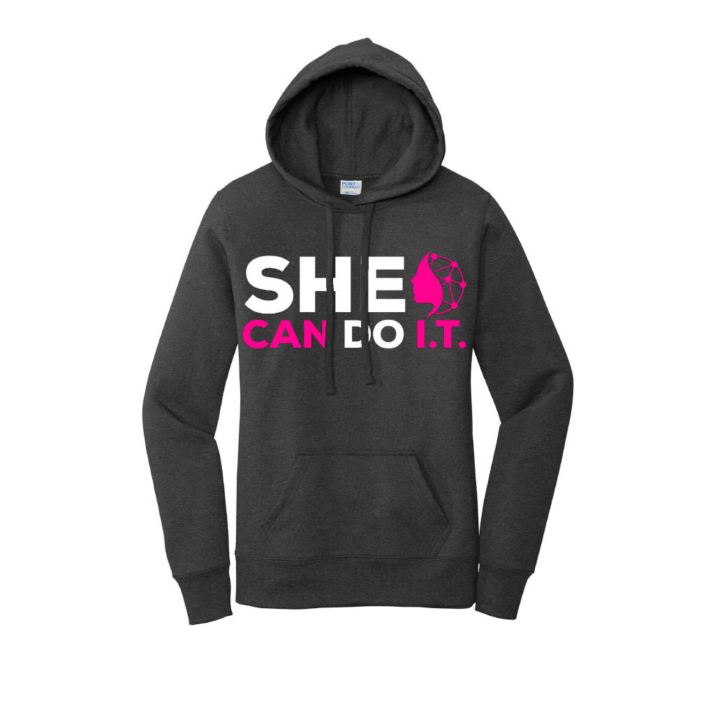 Ladies Fleece Pullover Hoodie