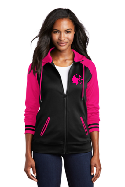 Ladies Sport-Tek® Varsity Fleece Full-Zip Branded Hooded Jacket