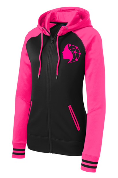 Ladies Sport-Tek® Varsity Fleece Full-Zip Branded Hooded Jacket