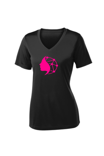Ladies Sport-Tek® V-Neck Branded Short Sleeve Shirt