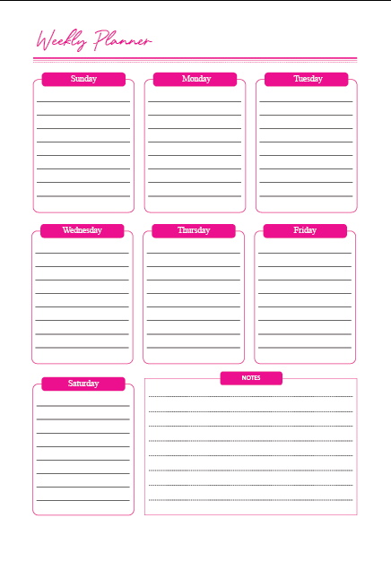2023 Monthly Planner